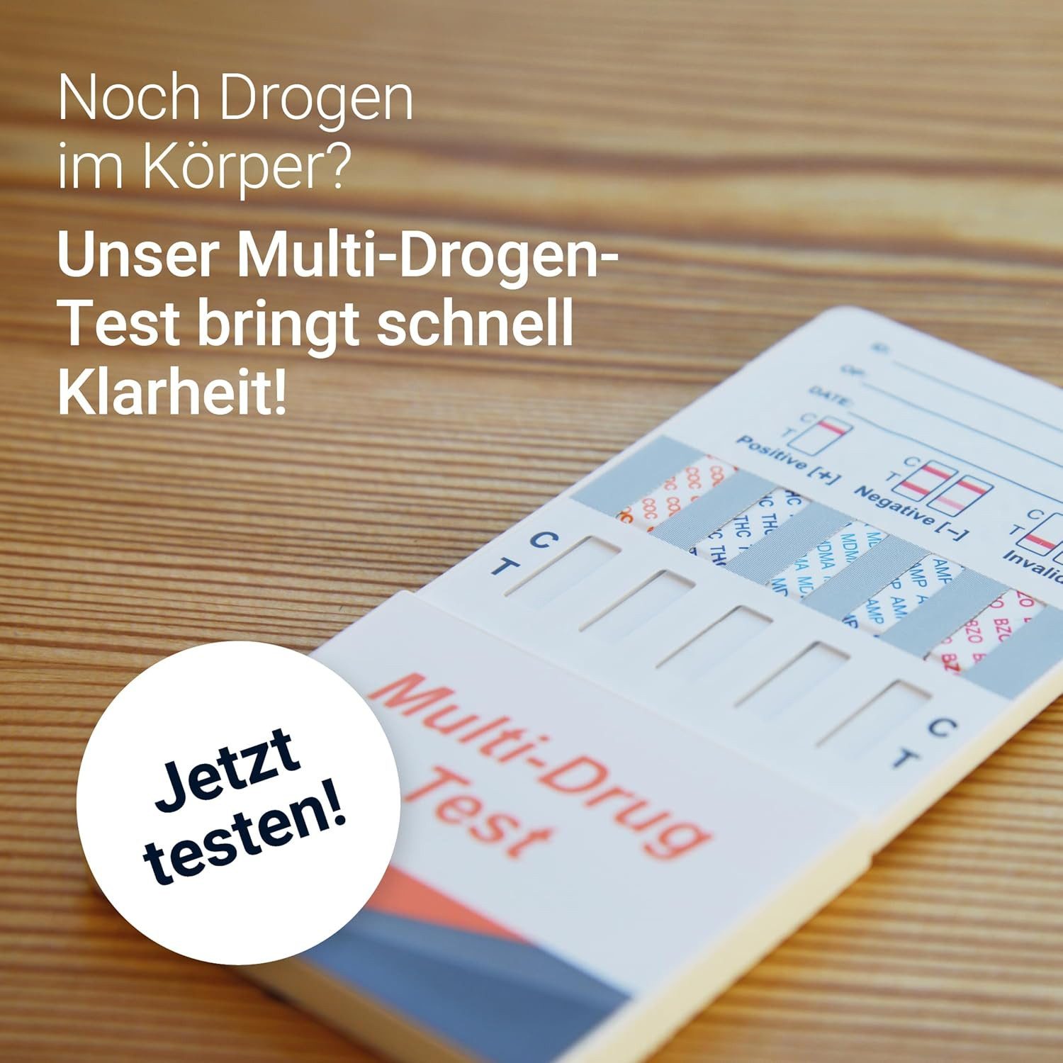 ASPILOS Drogen-Schnelltest Multi Drogentest Selbsttest für Zuhause in 5 Minuten - Drogen Urintest, 1-tlg., selbst durchführbar, Drogentest, Schnelltest, ohne medizinischen Vorkenntnisse