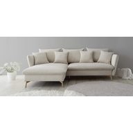 Ecksofa MERLE, 258 cm, L-Form, traumhafter Cord