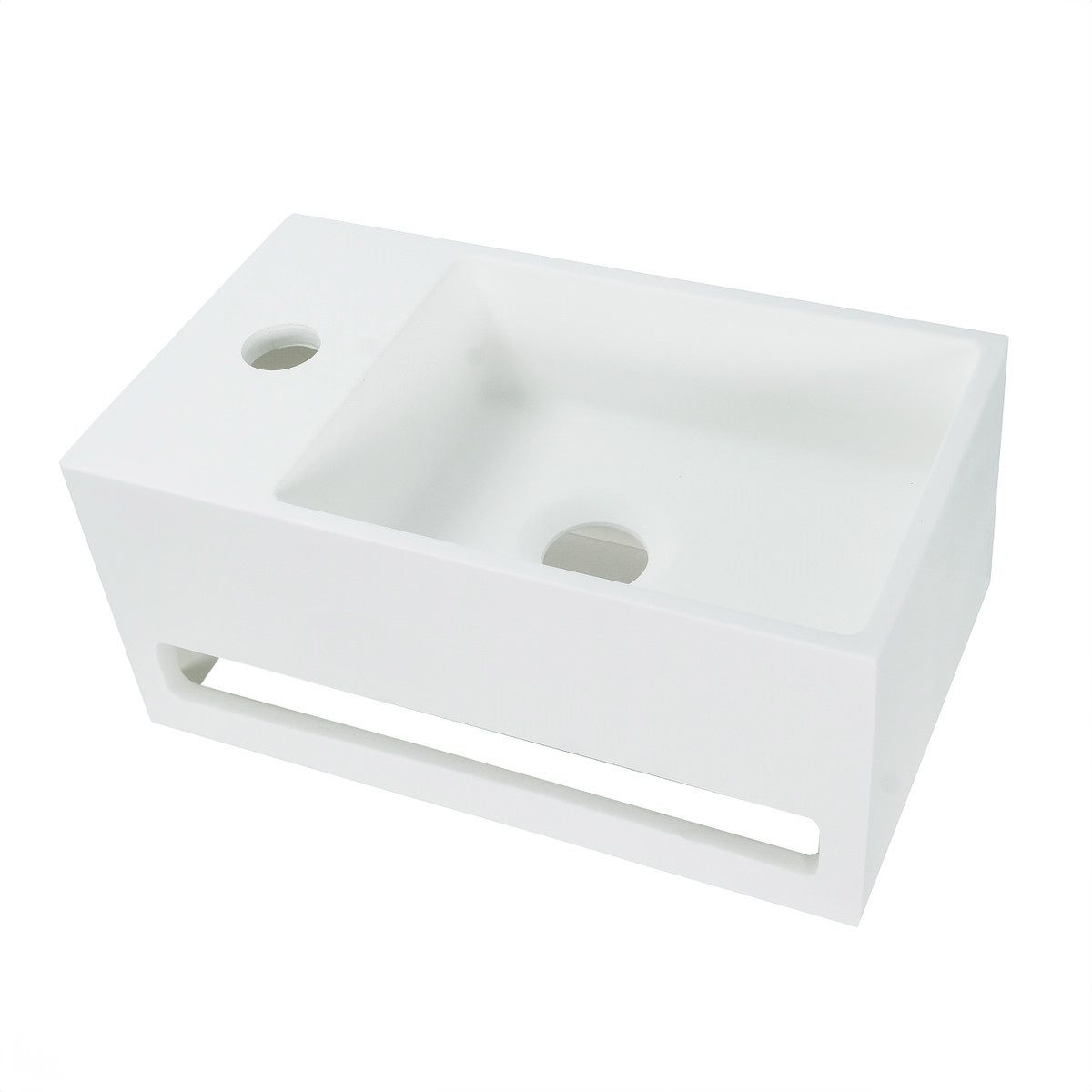 Aloni Waschbecken 425SL (einzel, 1-St), Solid günstig online kaufen