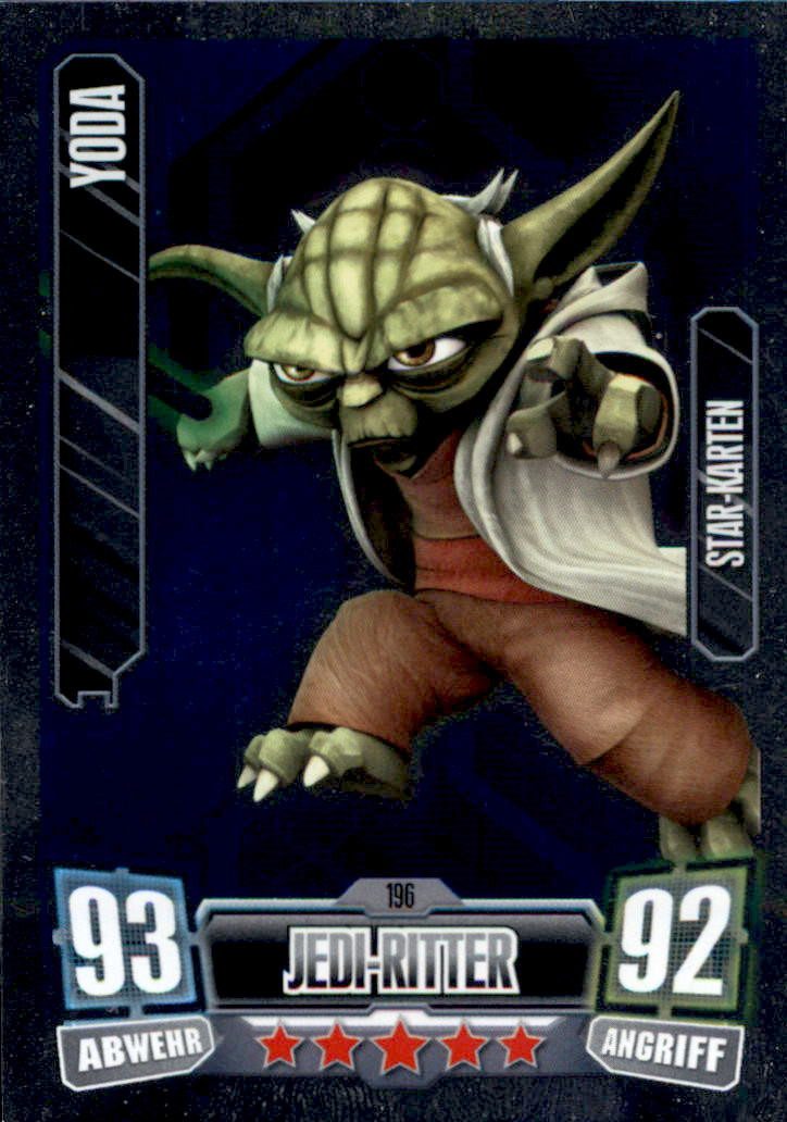 Star Wars Sammelkarte FA2-196 - YODA - Jedi-Ritter - UCC Star-Karte - SERIE 2 (2011)