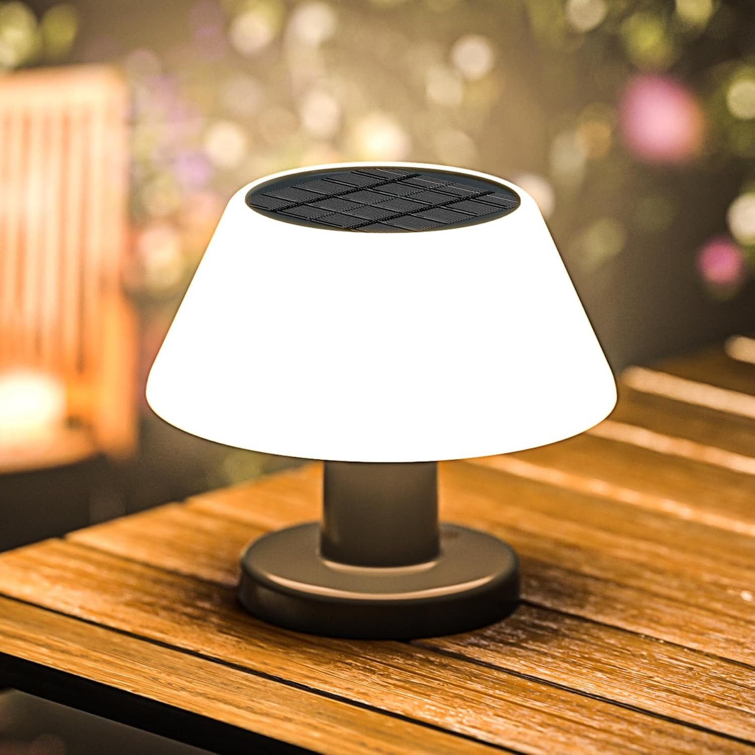 BlingBin LED Solarleuchte LED Solar Tischlampe günstig online kaufen