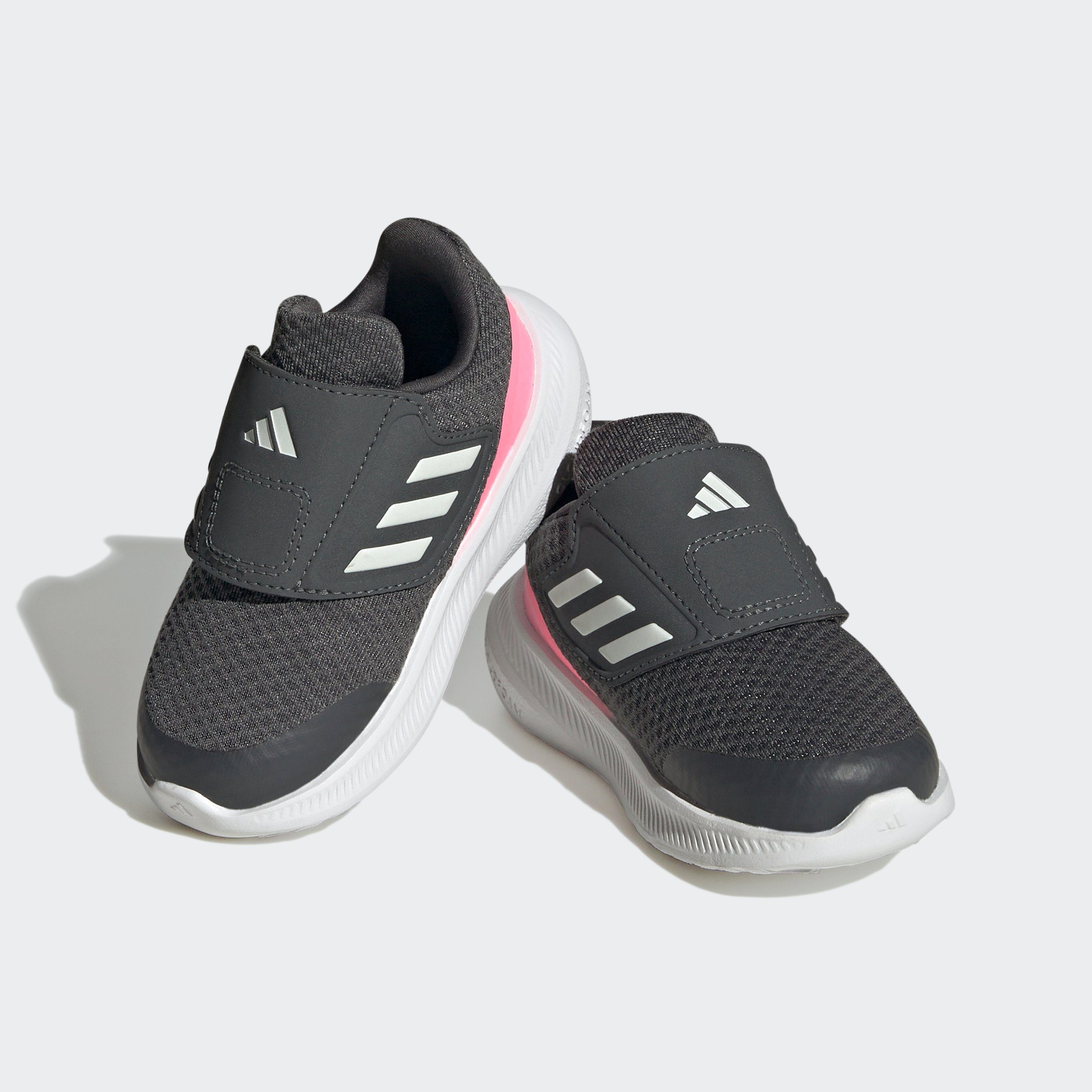 adidas Sportswear RUNFALCON 3.0 HOOK-AND-LOOP Sneaker mit Klettverschluss grau