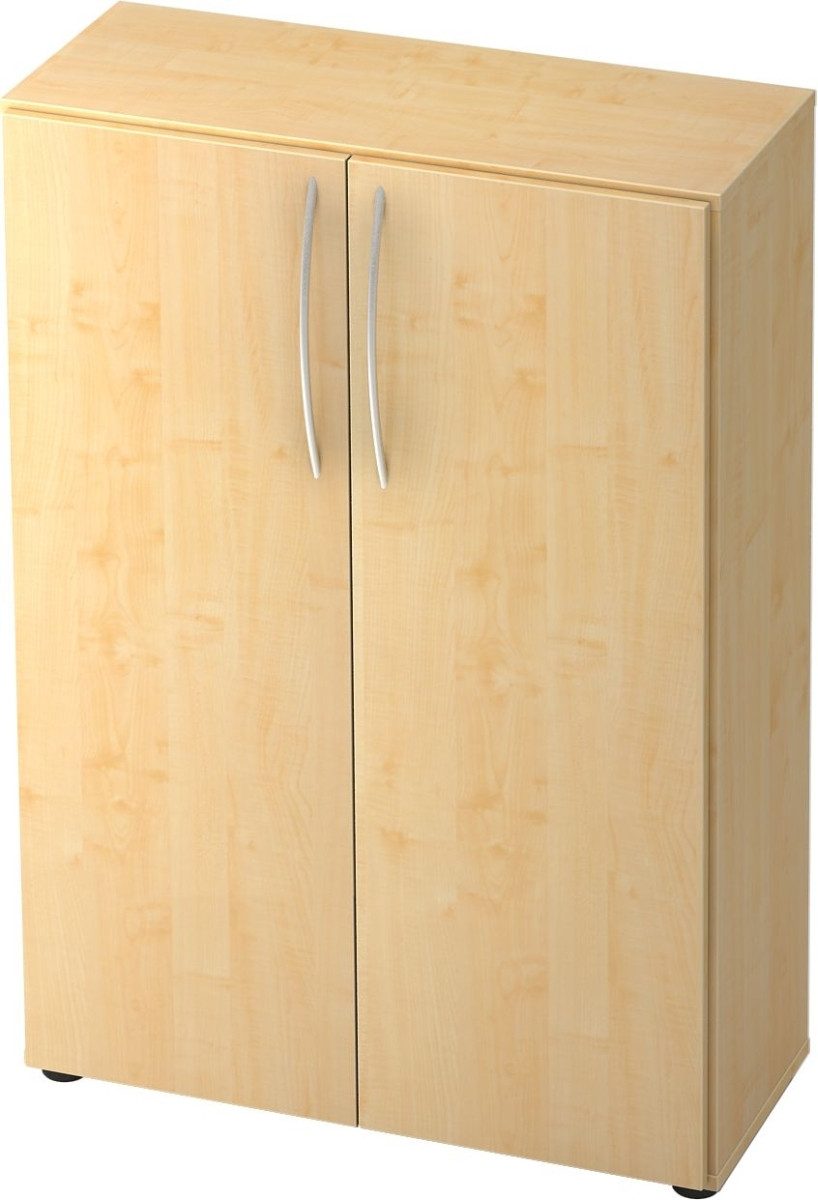 HAMMERBACHER Aktenschrank Schrank Basic 3OH BxTxH 80x33x114,4cm Griff BM Ahorn/Ahorn