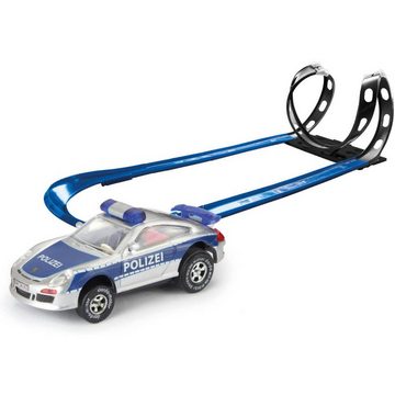 SIMM Spielwaren Spielzeug-Rennwagen Autorennbahn Polizei Fahrzeug Porsche GT3 3m Rennbahn Rückzugsmotor