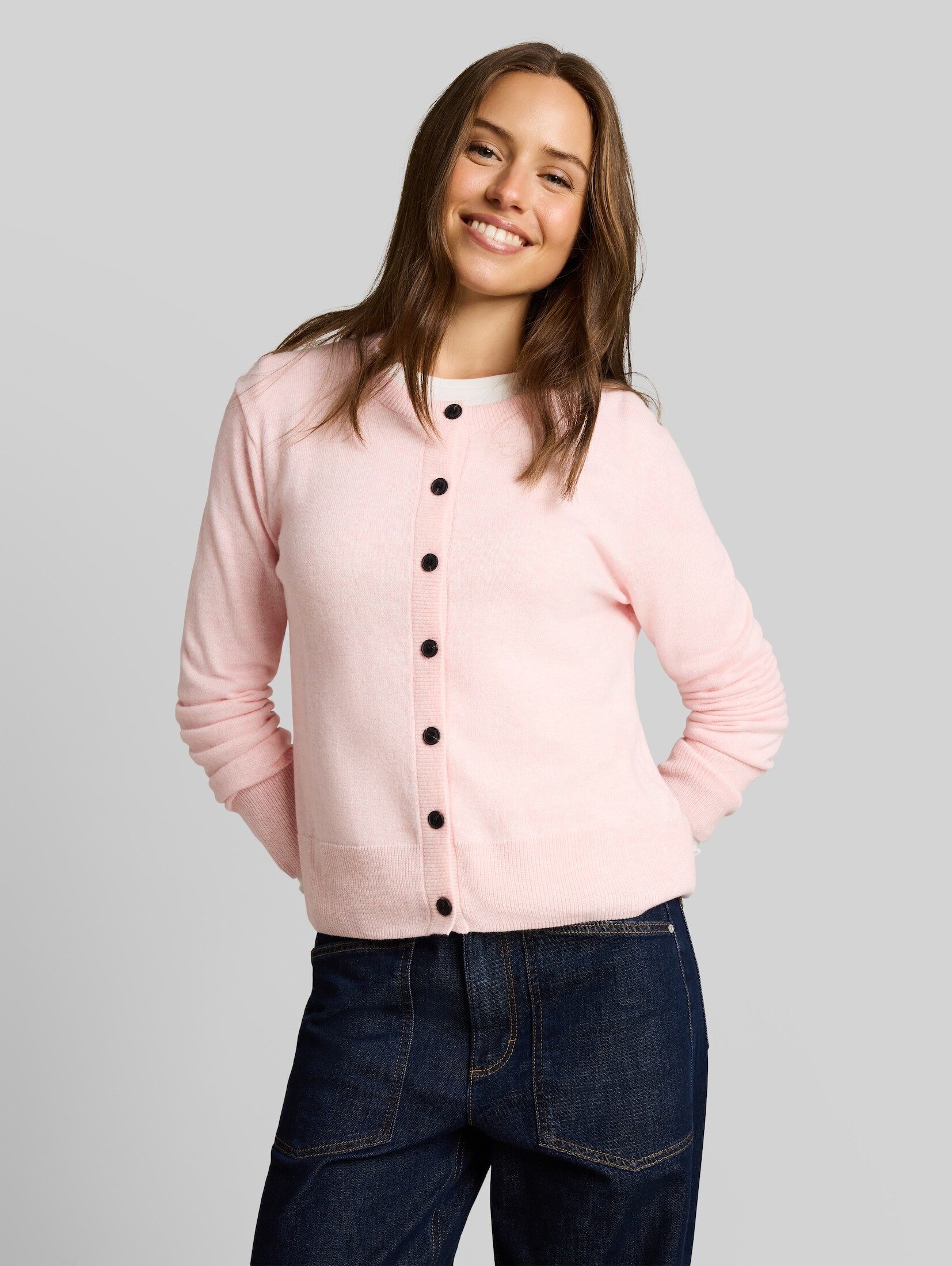 TOM TAILOR Cardigan Pullover & Strickjacken Cardigan mit Kaschmir-Anteil