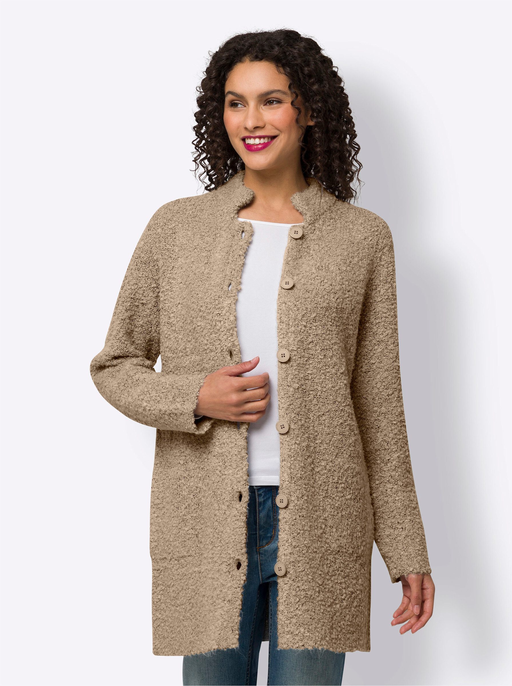 heine Strickjacke Longstrickjacke . günstig online kaufen