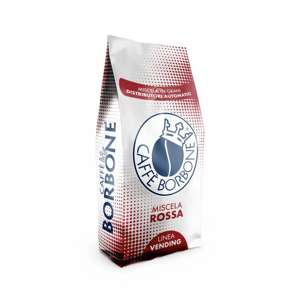 Caffè Borbone Kaffee Miscela Rossa, Ganze Bohnen, 1000 g, ganze Bohnen