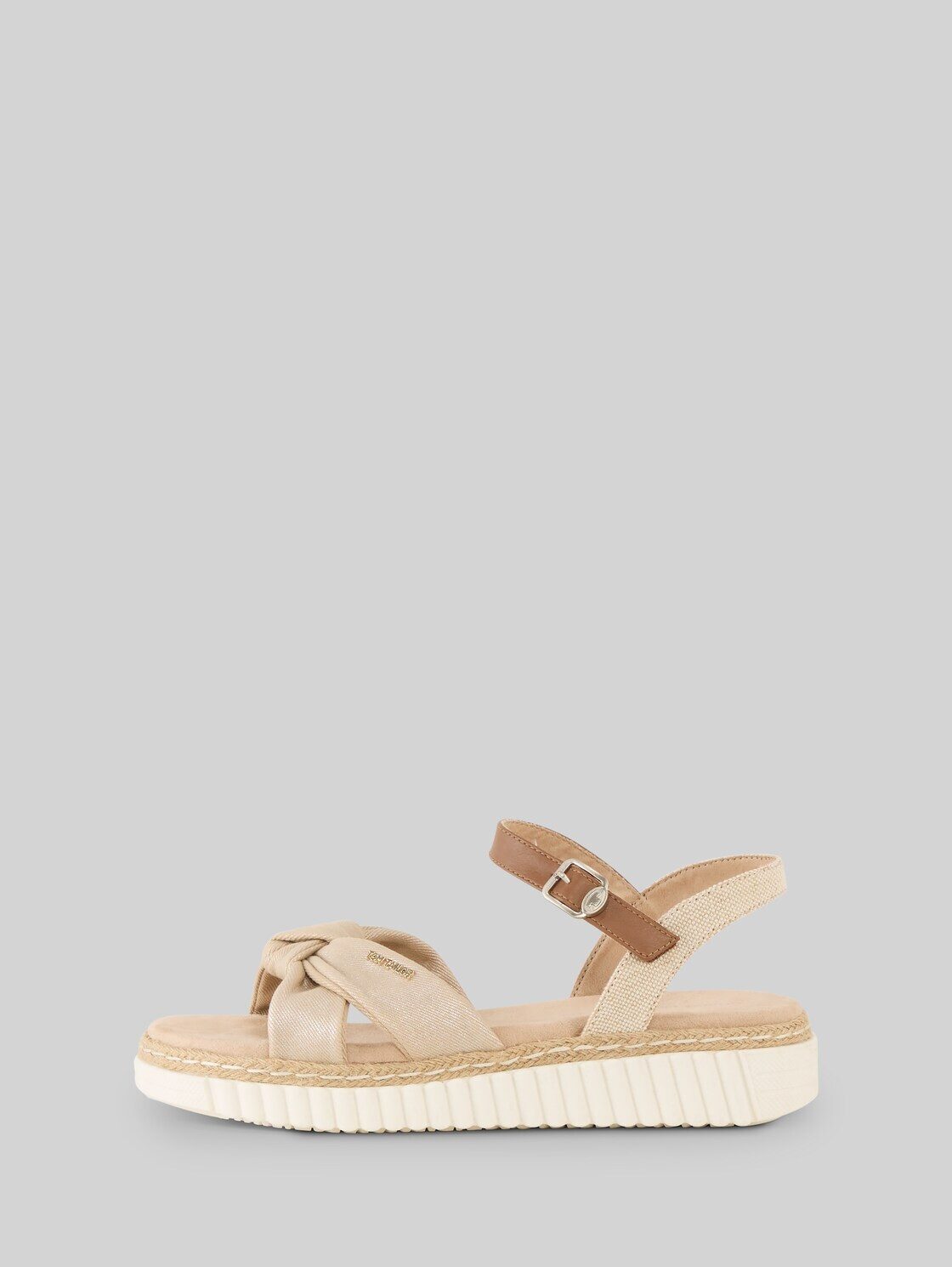 TOM TAILOR Shoes Licence Sandale (1-tlg) Sandalen mit Bast-Details