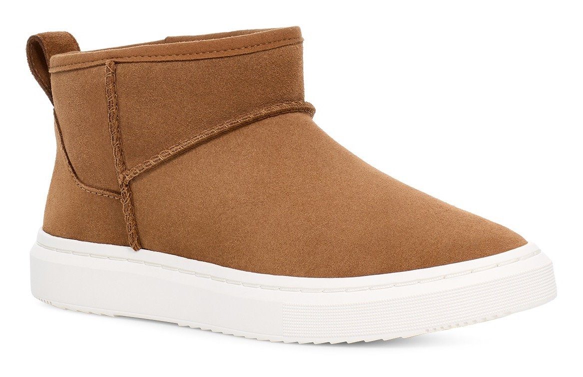 UGG ALMEDA MINI BOOT Schlupfboots mit Baumwollfutter chestnut