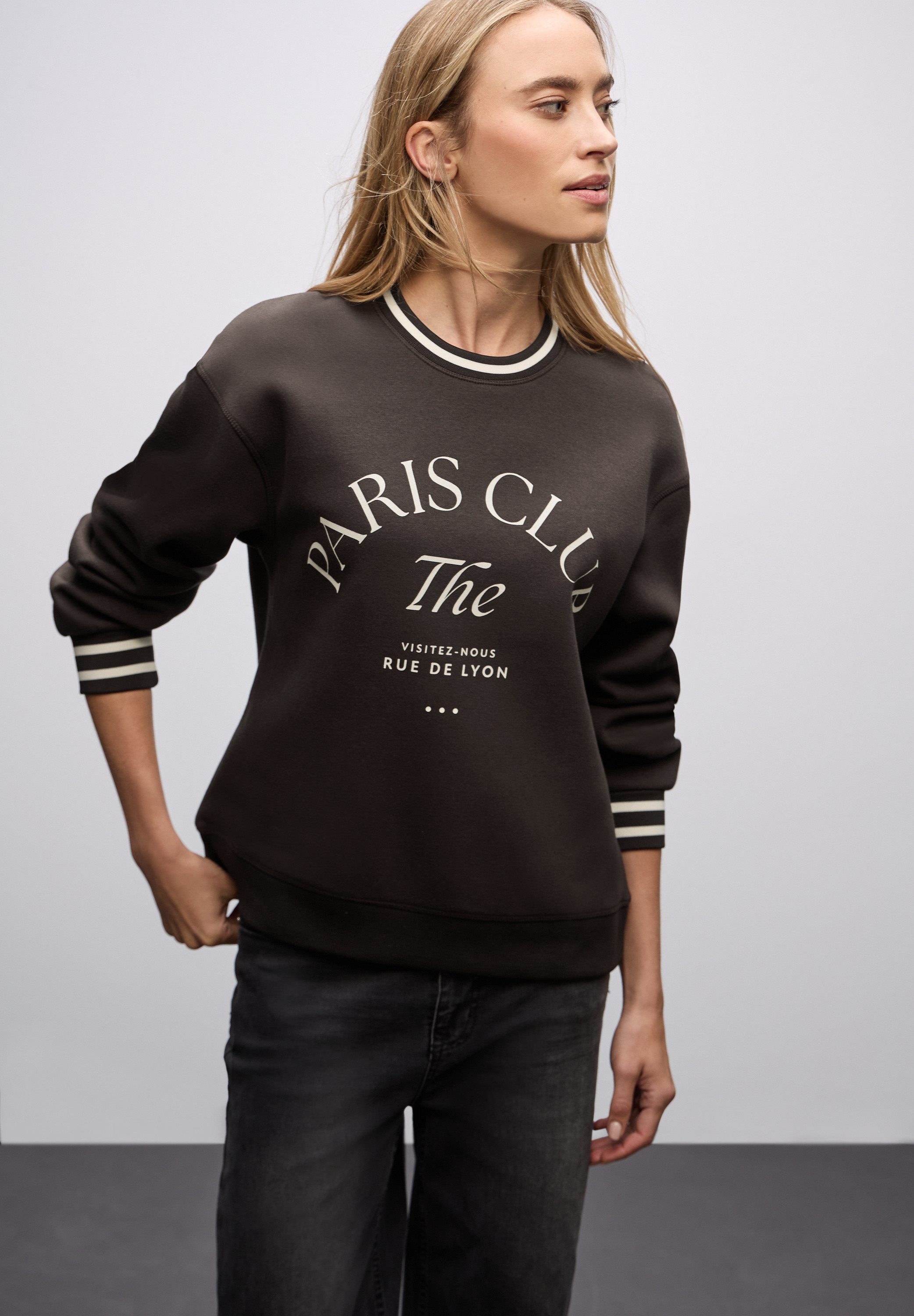 STREET ONE Sweatshirt mit Schriftzug günstig online kaufen