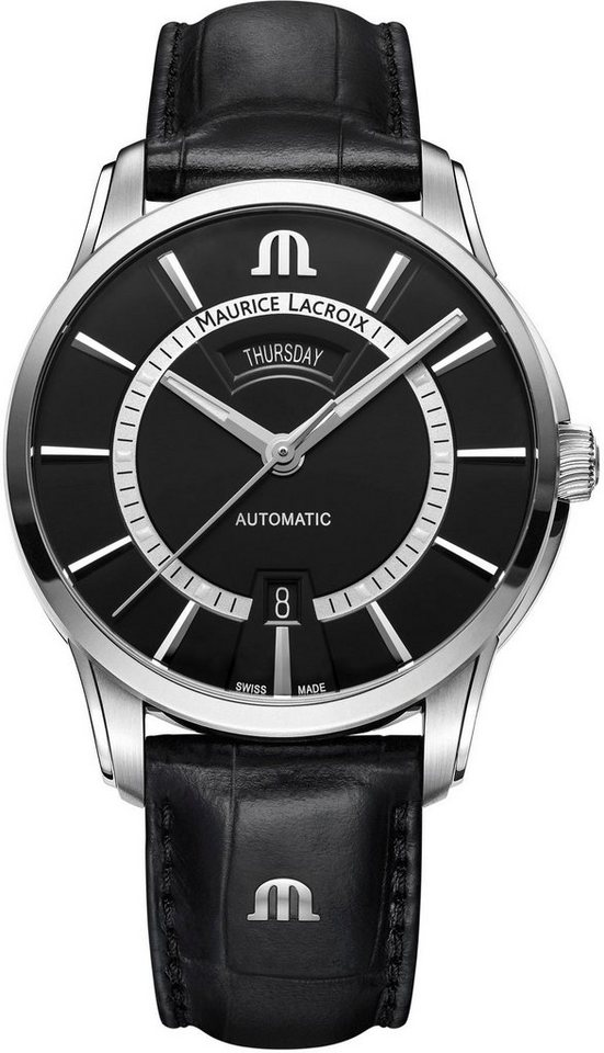 MAURICE LACROIX Automatikuhr Pontos Day Date, PT6358-SS001-332-2, Swiss Made