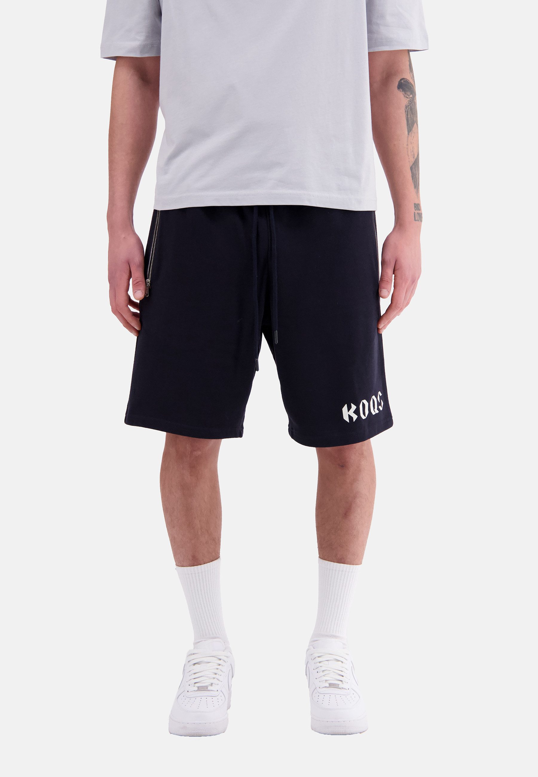 KOQS Sweatshorts Zip-Sweat