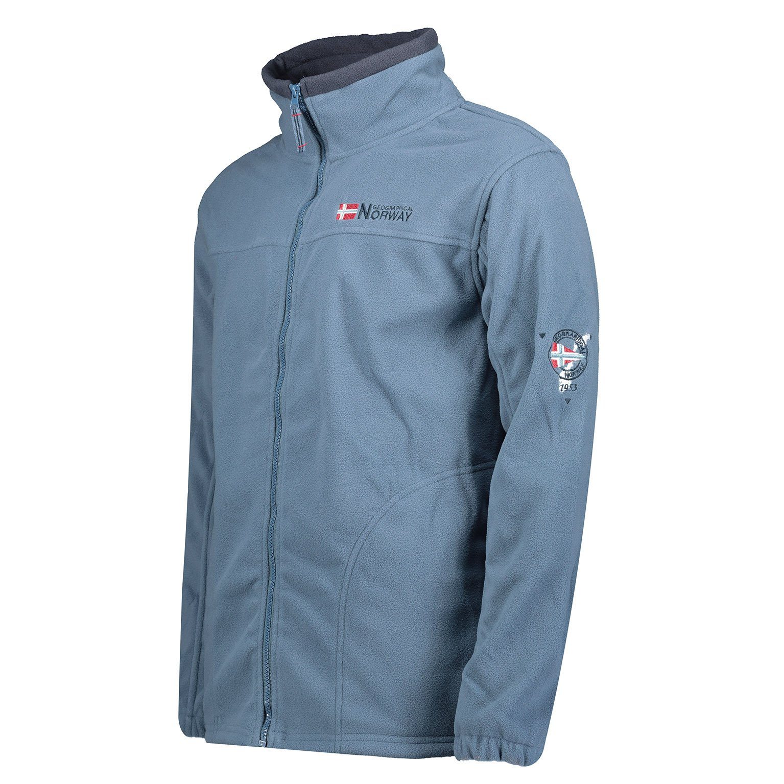 Geographical Norway Fleecejacke Herren Outdoor Jacke BRTAMAZONIE (1-St) mit Kapuze PETROL