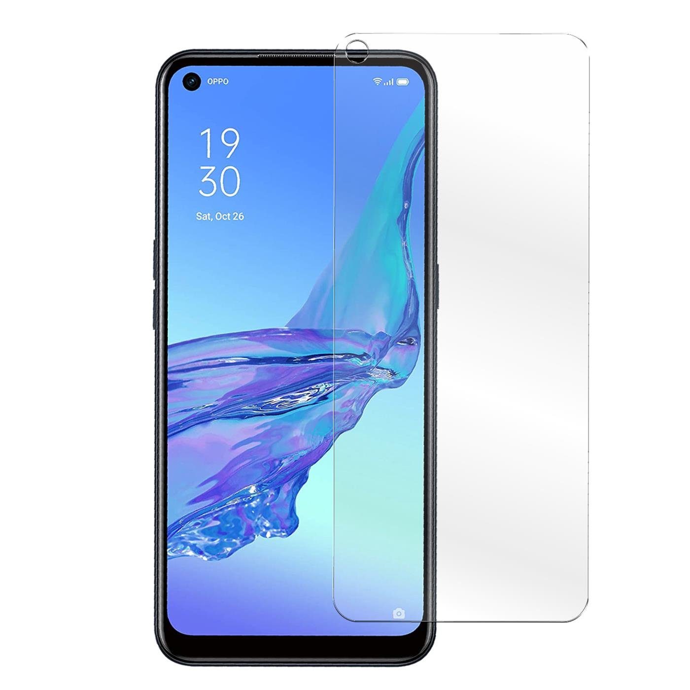 CoolGadget Schutzfolie Panzerfolie für OPPO A53 / A53s, (9H Härtegrad, 2x Schutzglas, 1xReinigungset), Displayfolie Panzer Schutzfolie 2 Stück für OPPO A53 / A53s Glas Folie
