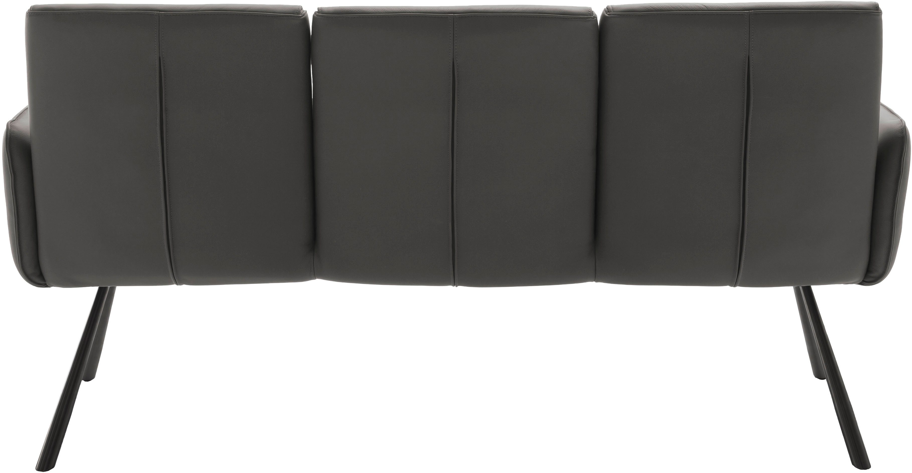 MCA furniture Sitzbank Delane (1-St), Taschenfederkern, Lehnenkippfunktion, Armlehnen, beweglicher Rücken