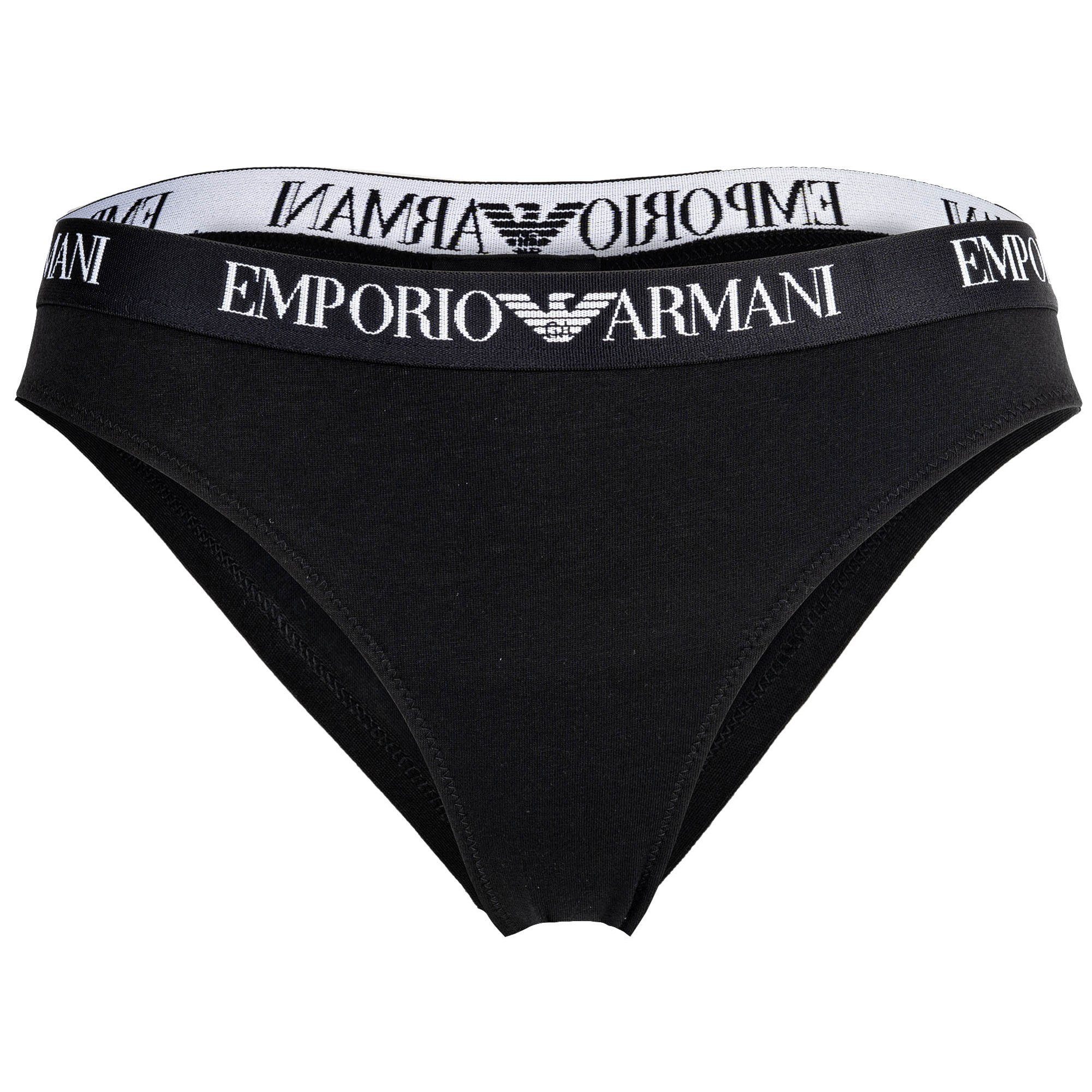 Emporio Armani Slip Damen Slip 2er Pack Baumwolle ESSENTIAL COTTON (Packung, 2er Pack)