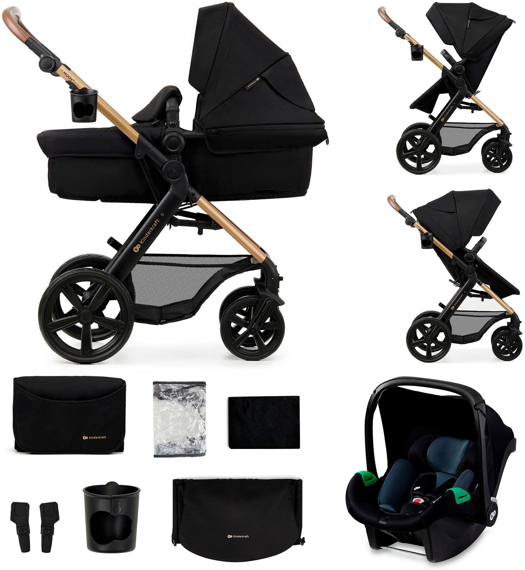 Kombi-Kinderwagen MOOV 2 3IN1
