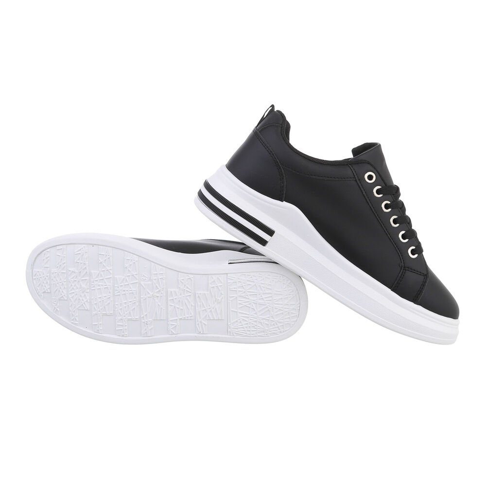 Ital-Design Damen Low-Top Freizeit Sneaker Keilabsatz/Wedge günstig online kaufen