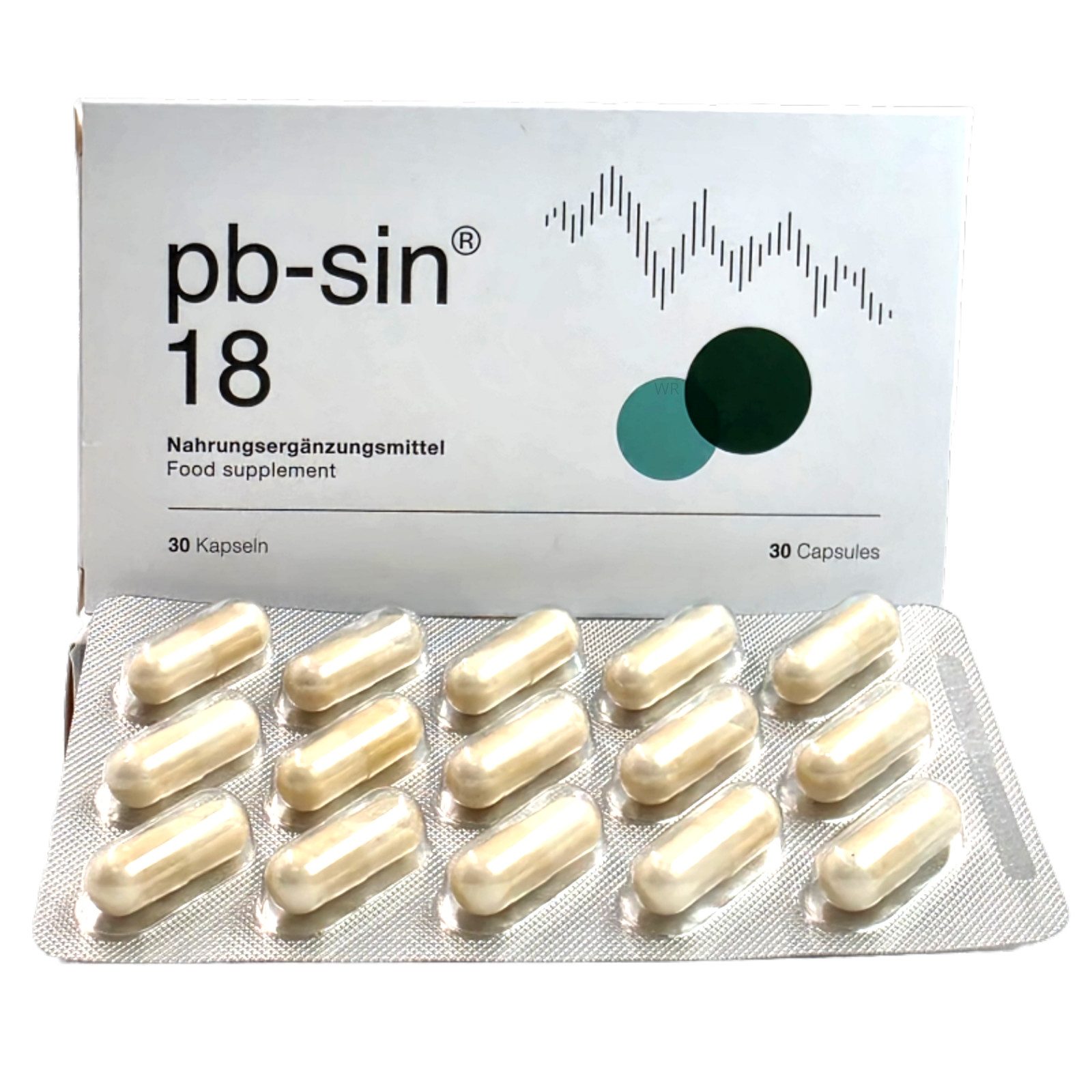 pb-sin® pb-sin® Kapseln, 17 g, 18 verschiedenen Bakterienstämme