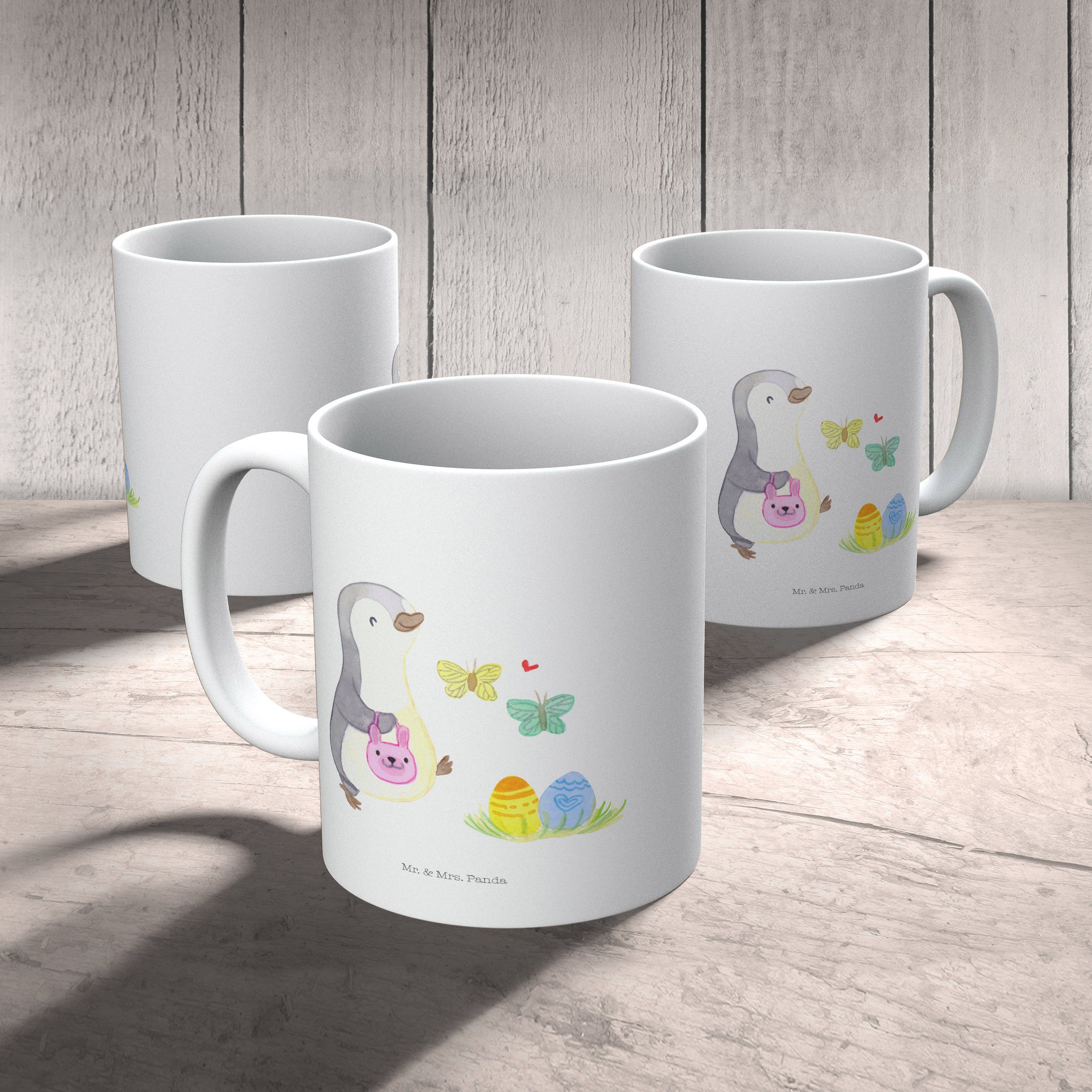 Mr. & Mrs. Pinguin Keramik Tasse, Weiß Geschenk, Tasse Panda - Geschenk - Geschenk, Ostern, Eiersuche