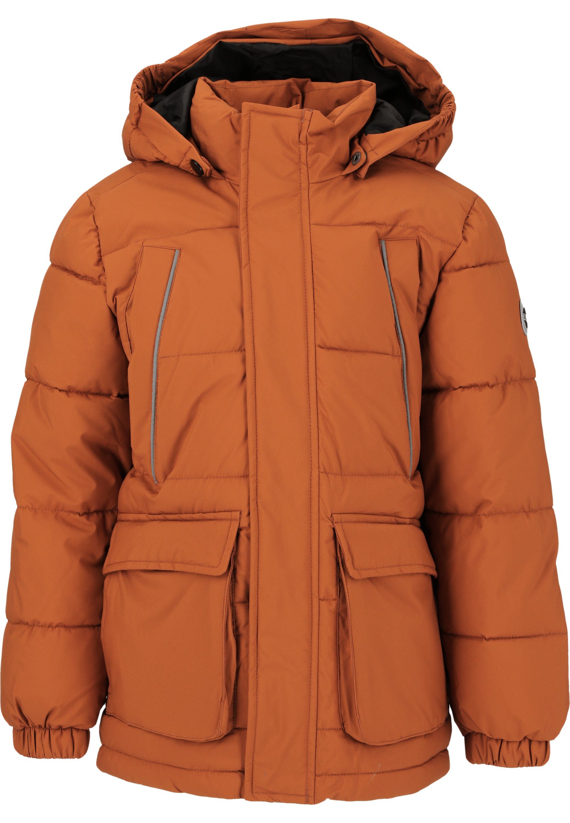 ZIGZAG Outdoorjacke Jacob mit wärmendem Polster und wasserabweisender Beschichtung braun