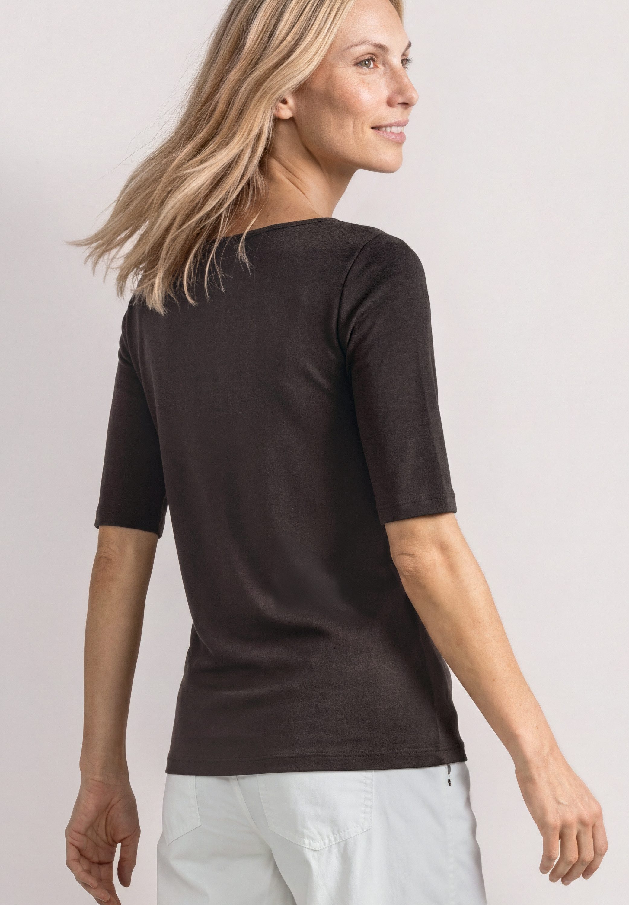 STREET ONE T-Shirt in Unifarbe – Bild 2 von 5