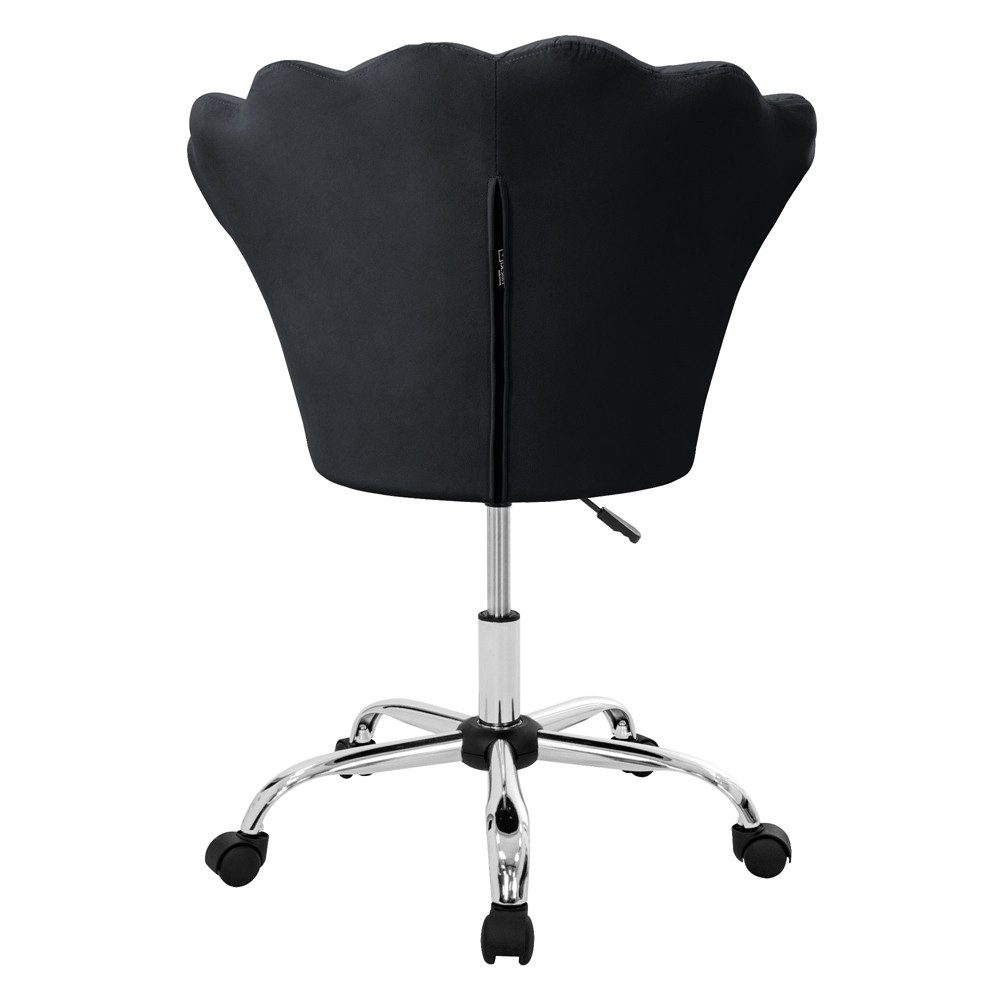 ML-DESIGN Bürostuhl 360° Drehstuhl aus Samt, Polsterstuhl mit Rückenlehne höhenverstellbar (1 St), Schminktisch Stuhl Drehstuhl Muschel auf Rollen ergonomisch S – Bild 4 von 5