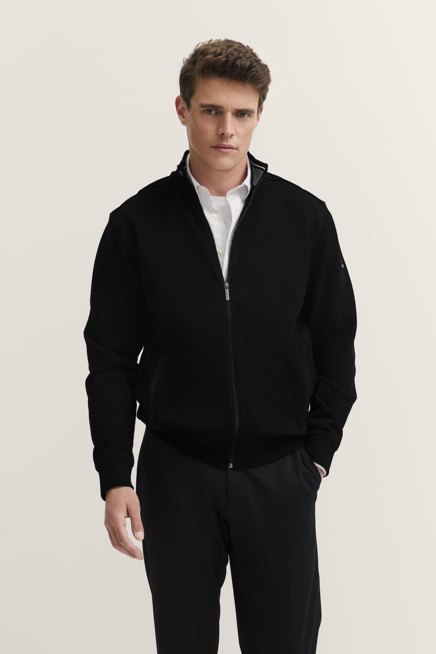 bugatti Sweatjacke mit Stehkragen günstig online kaufen