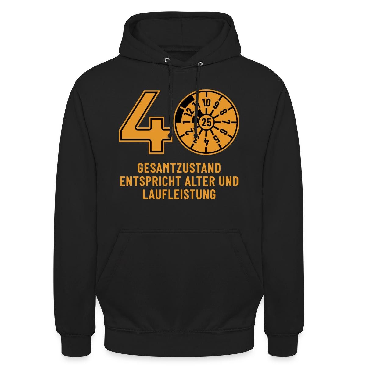 Hoodie 40. Geburtstag, TÜV Design Unisex Hoodie