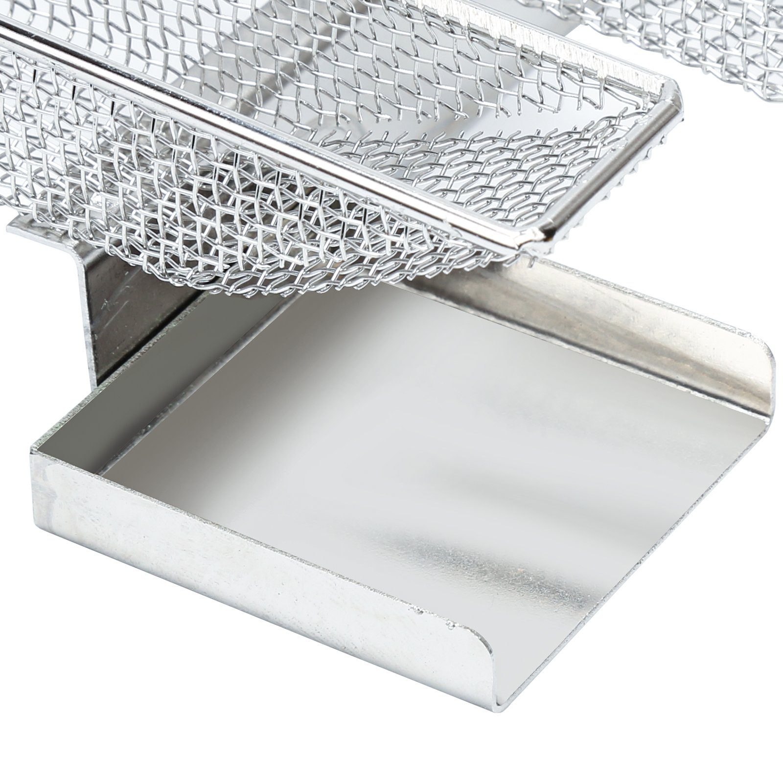 Clanmacy Räucherbox BBQ Kaltrauchgenerator Kaltraucherzeuger für Grill Kaltraucherzeuger Edelstahlmaterial/Bequemer Griff