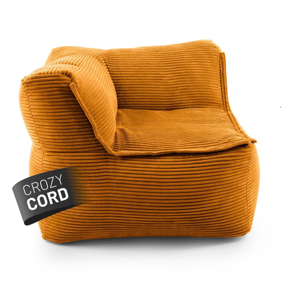 Lumaland Sitzsack Lumaland Sitzsack-Sofa Modular Cord 81x81x70cm Ecke links günstig online kaufen