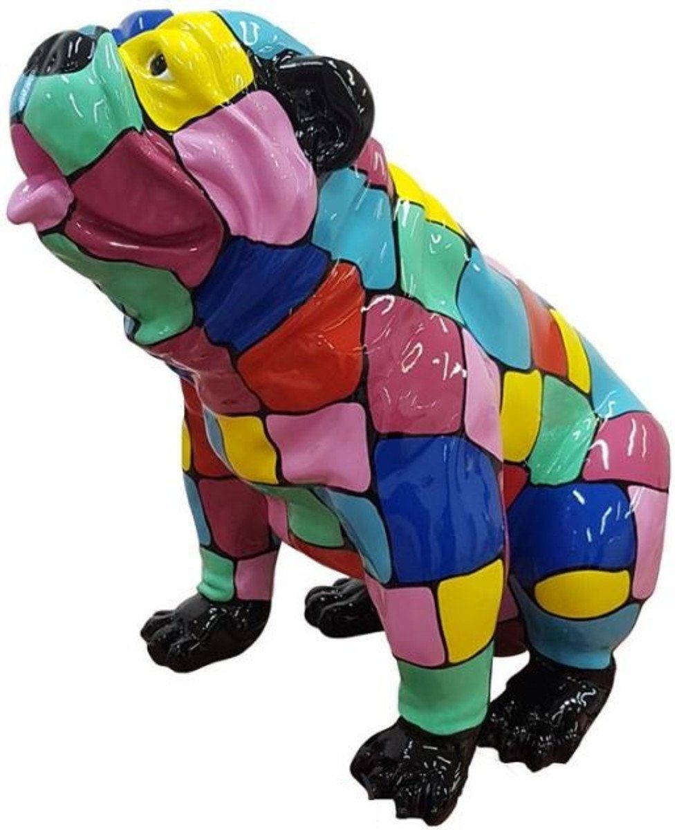 Mehrfarbig Bulldogge Skulptur cm Figur Skulptur Gartendeko Wetterbeständige Hund x Designer Padrino 70 Casa H. - 67 - Gartendeko Gartenfigur