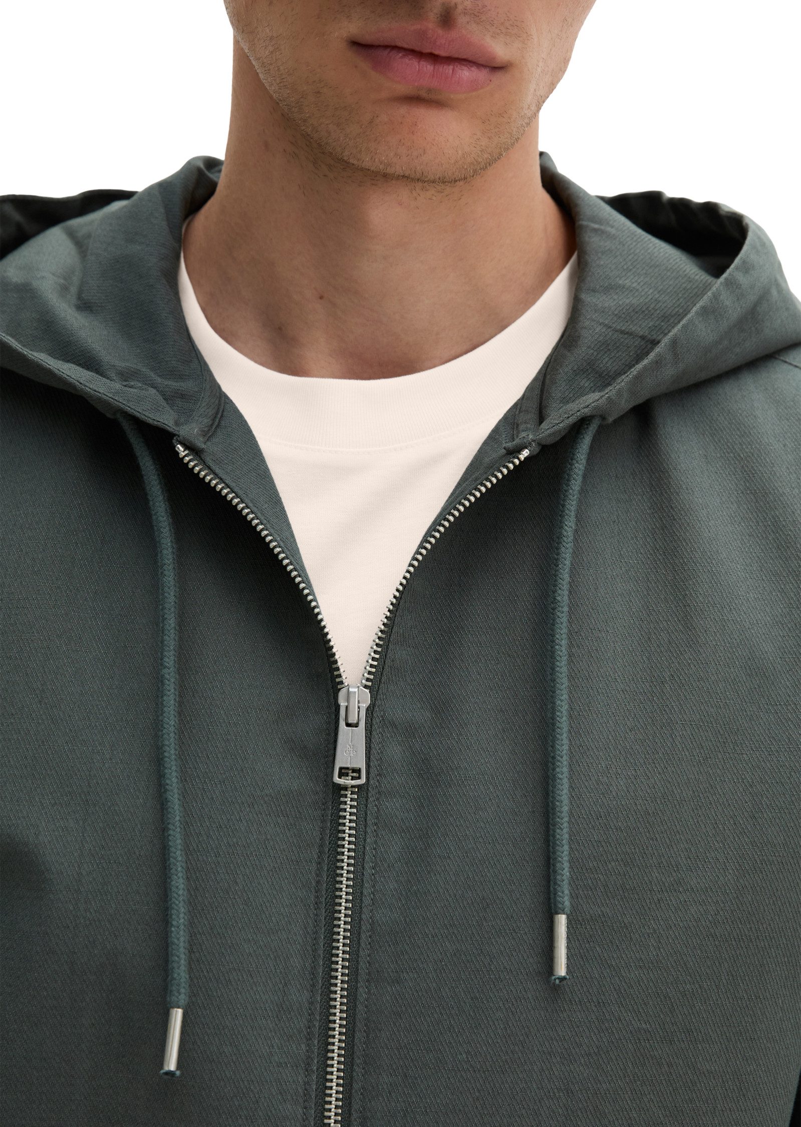Marc O'Polo Kurzjacke aus robustem Bio-Baumwoll-Dobby – Bild 4 von 5