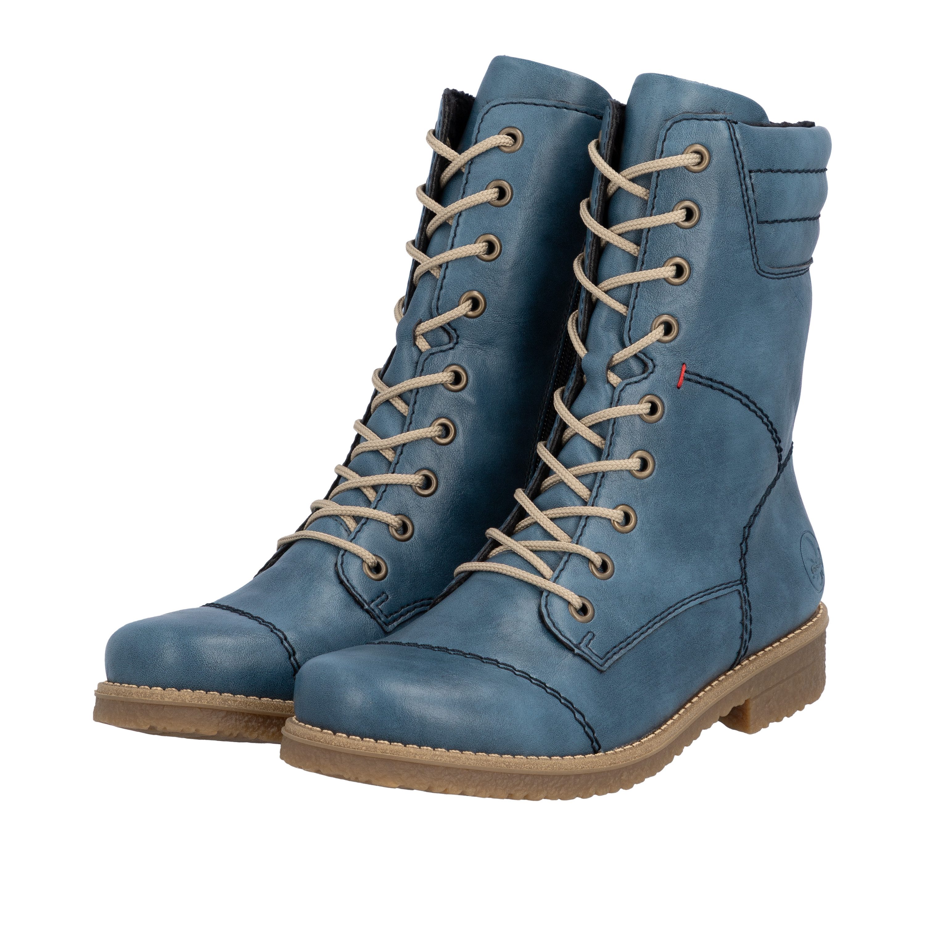 Rieker Schnürstiefelette Schnürboots, Herbstboots mit gepolstertem günstig online kaufen