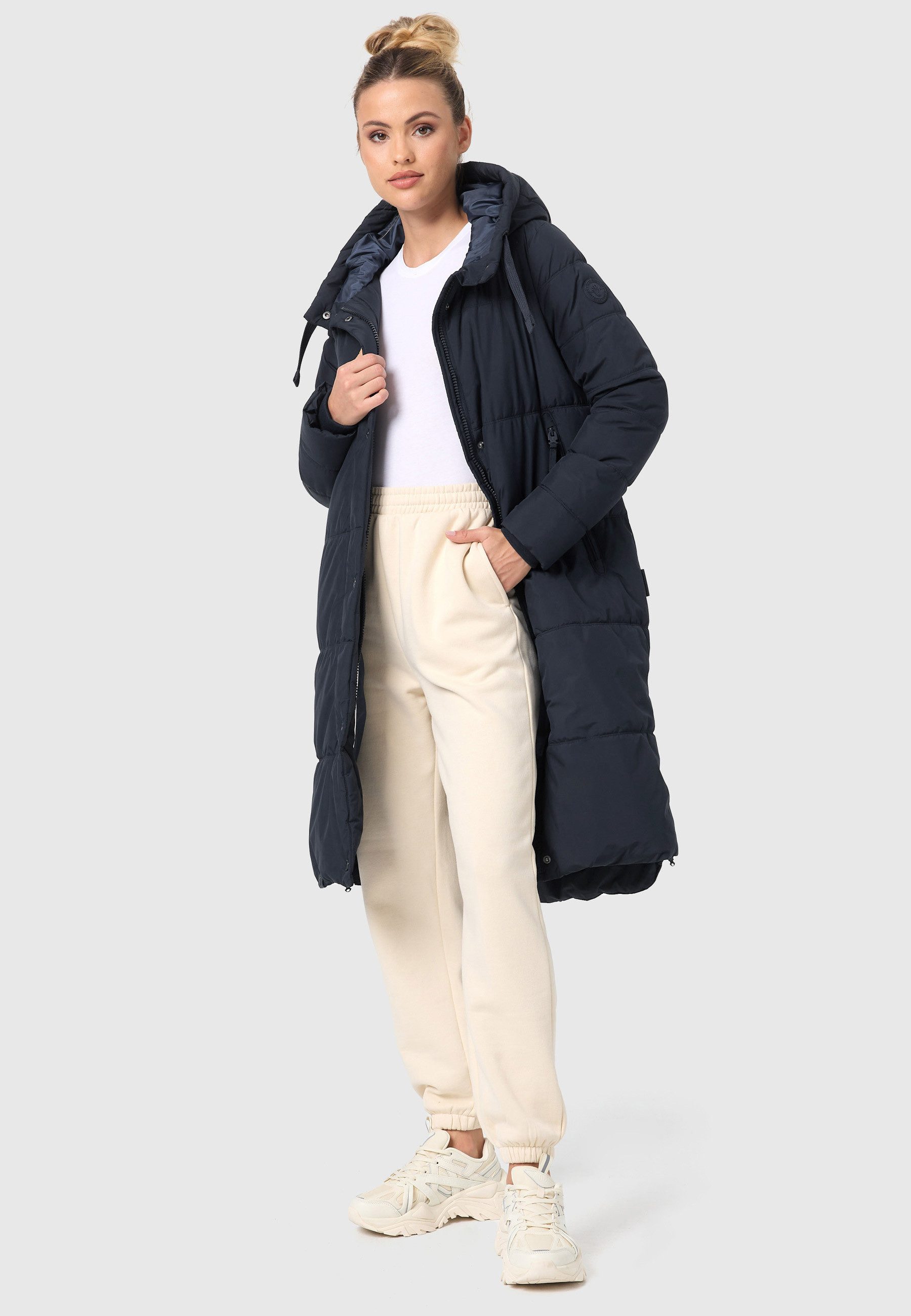 Marikoo Winterjacke Soranaa langer Winter Mantel günstig online kaufen
