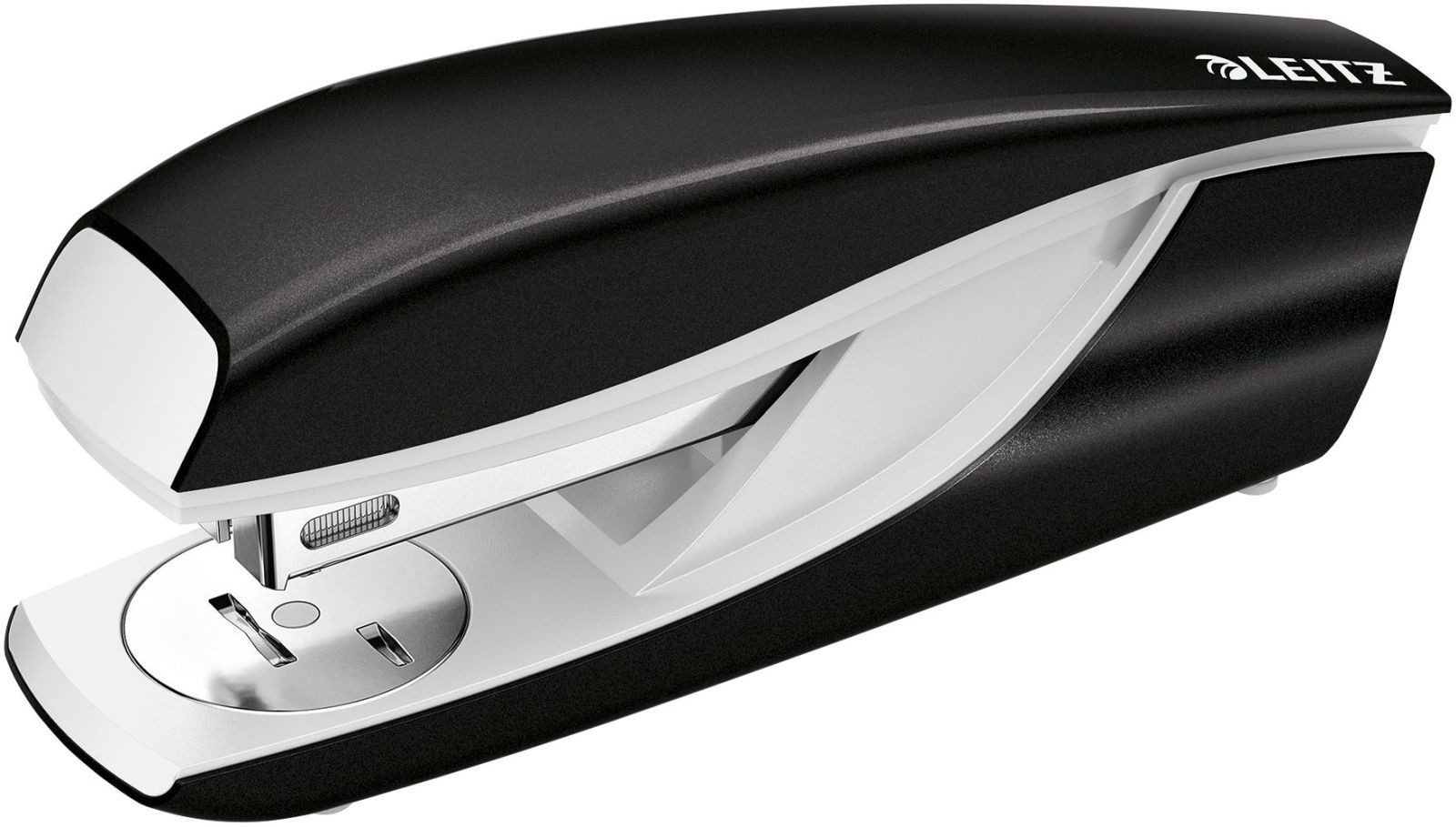 LEITZ Heftgerät Büroheftgerät NeXXt Wow Metall 30 Blatt Blister schwarz