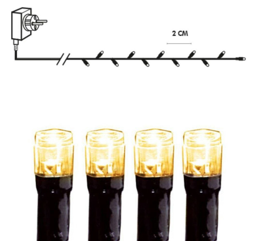 EGLO LED-Lichterkette "GOLDEN WARM WHITE" Kunststoff, warmweiß, 5040lm, L16000mm