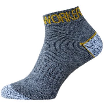 TEXEMP Arbeitssocken 10 bis 30 Paar Kurze Arbeitssocken Work Sneaker Socken Baumwolle (10-Paar) Verstärkte Ferse & Spitze - Komfortbund