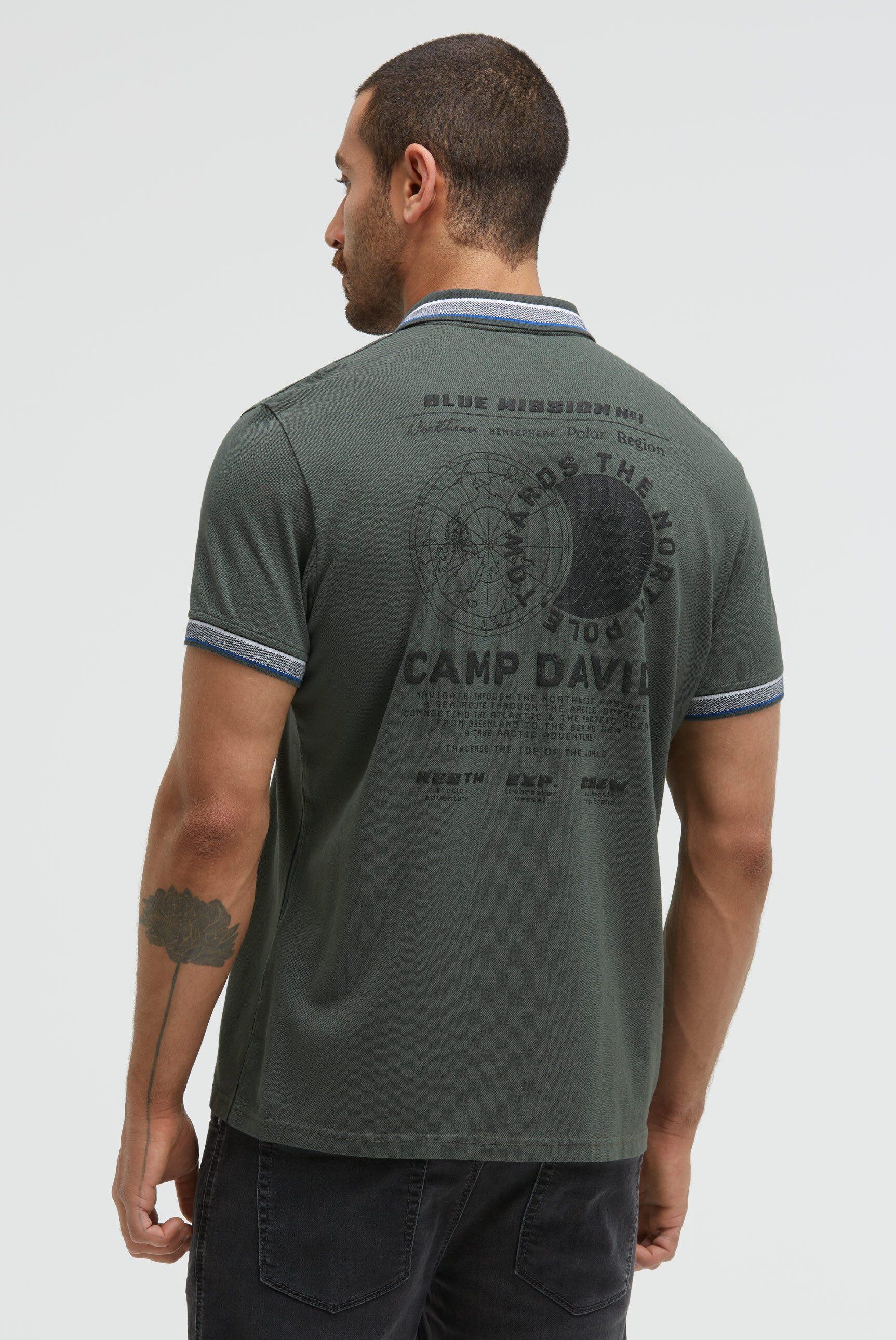 CAMP DAVID Poloshirt aus Baumwolle günstig online kaufen