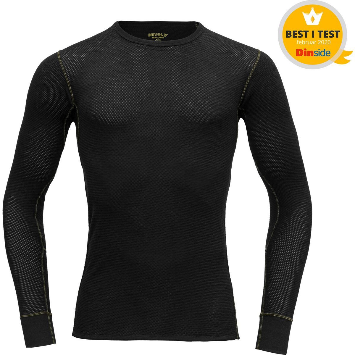 Devold Funktionsunterhemd Wool Mesh 190 Shirt MAN Optimales Herren-Shirt aus Merinowolle für intensive