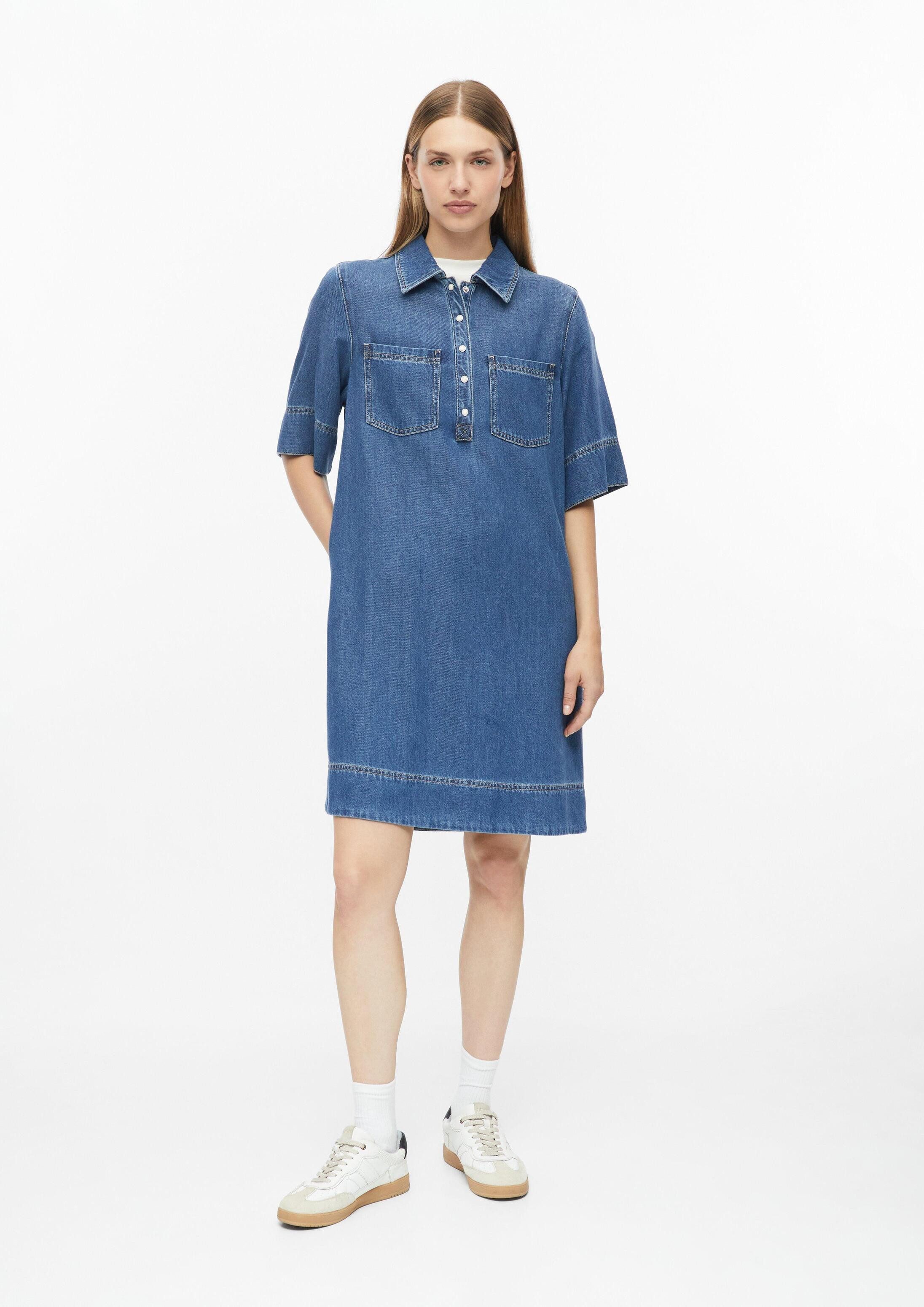 s.Oliver Minikleid Kleid Kurzes Jeanskleid mit Eingrifftaschen