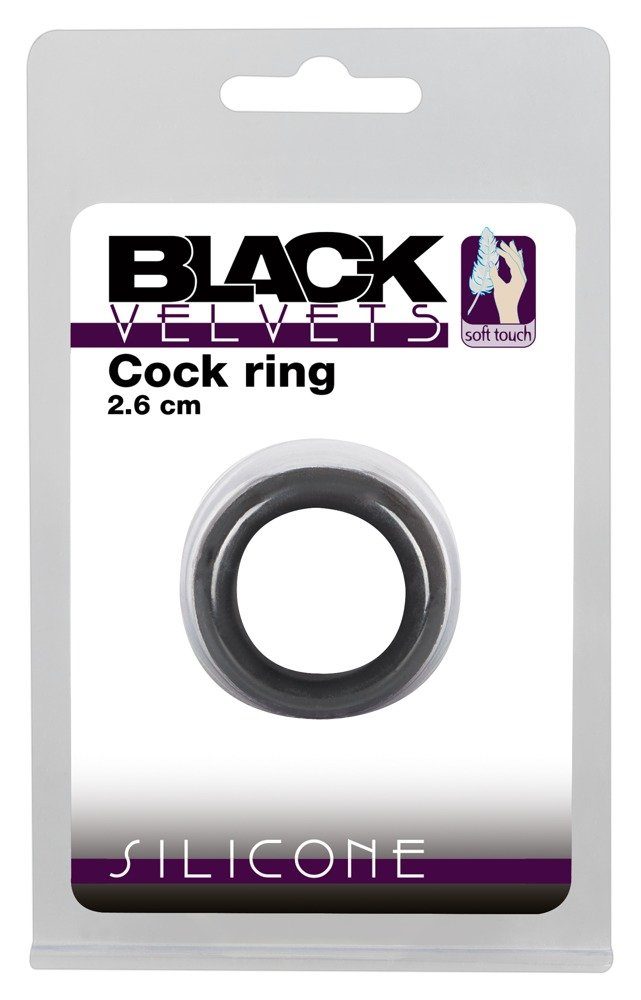 BLACK VELVETS Penisring Black Velvets - Cock ring - (2,6 cm,3,2 cm,3,8 cm)