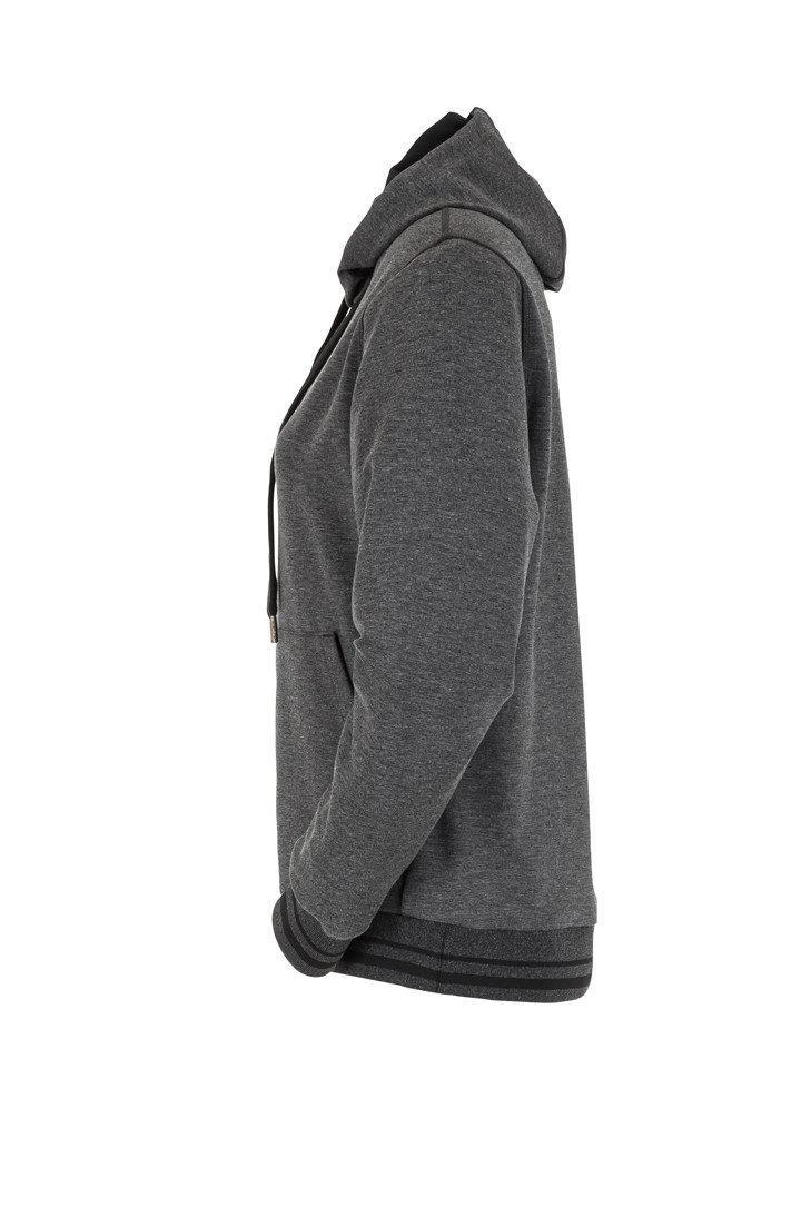 Planam Hoodie PLANAM Choice Damen Hoodie OUTDOOR Kapuze Grau