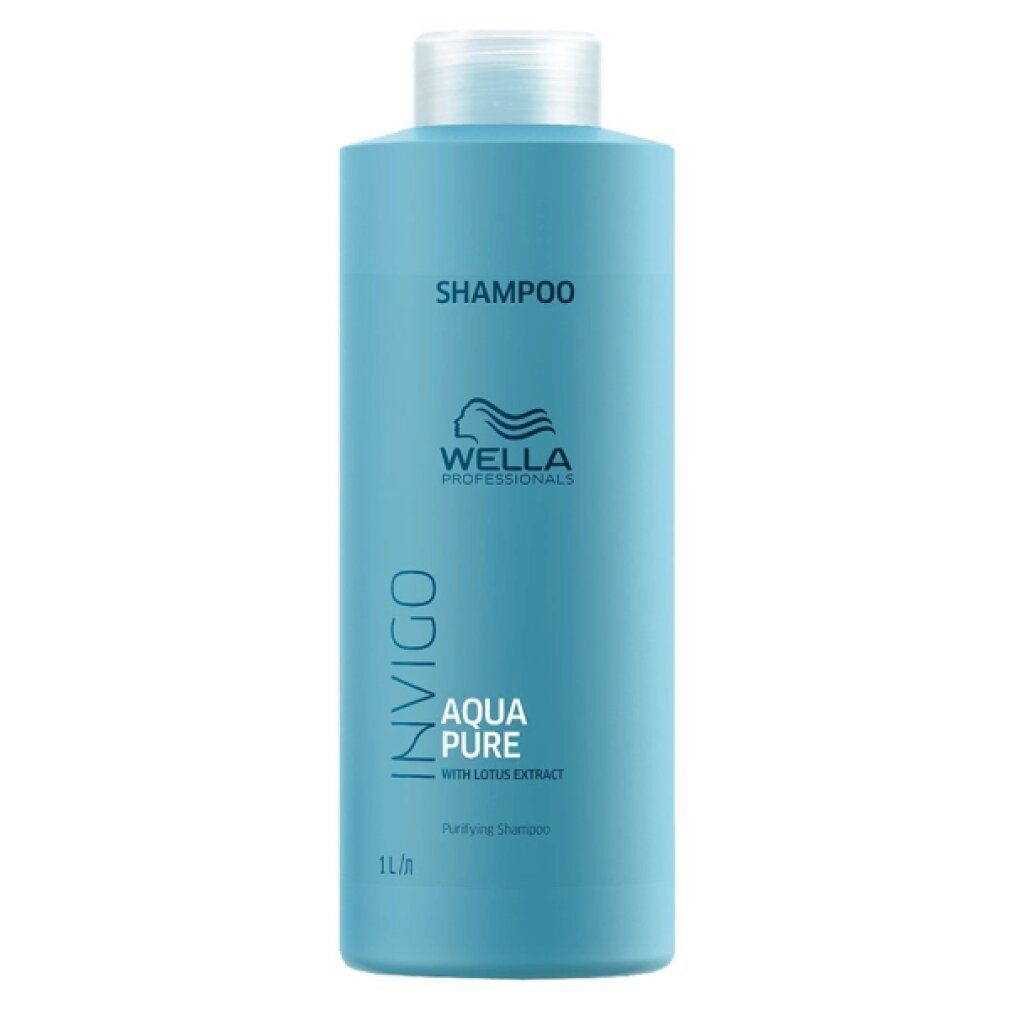 Invigo 1000ml Professionals Wella Shampoo Wella Purifying Pure Wella Haarshampoo Aqua