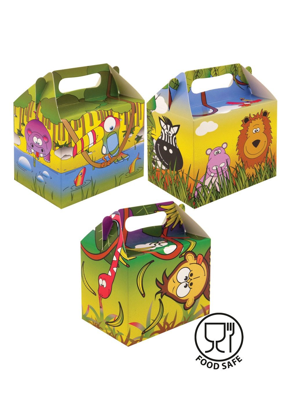 Henbrandt Geschenkbox Kindergeburtstag, Dinosaurier, Partytüten, Kinder, Party, Piraten (12 St), Geburtstag,Tragegriffverpackung, Mitgebsel, Geschenkverpackung