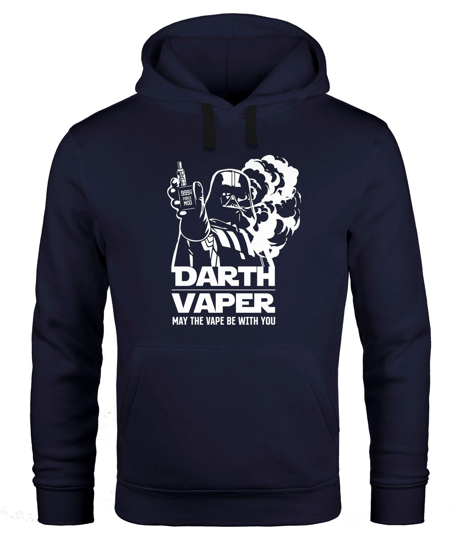 MoonWorks Hoodie Hoodie Herren Vaper Moonworks® Dampfer Kapuzen-Pullover Darth