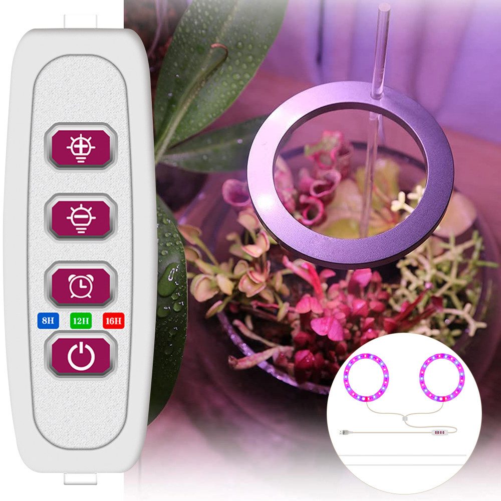 MUPOO Pflanzenlampe LED Pflanzenlampe, Timer Pflanzenlicht, günstig online kaufen