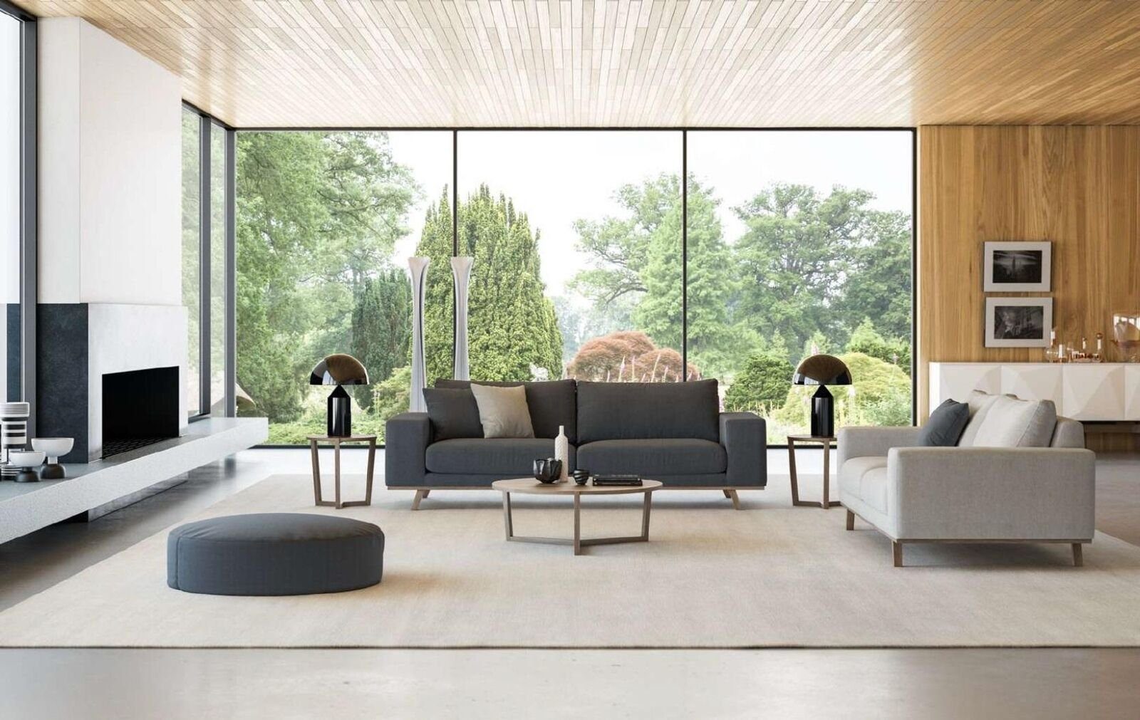 JVmoebel Sofa Europe in Dreisitzer Exklusive Luxus Teile, Made 3+3 2 Wohnzimmer, Sofagarnitur Sitzer