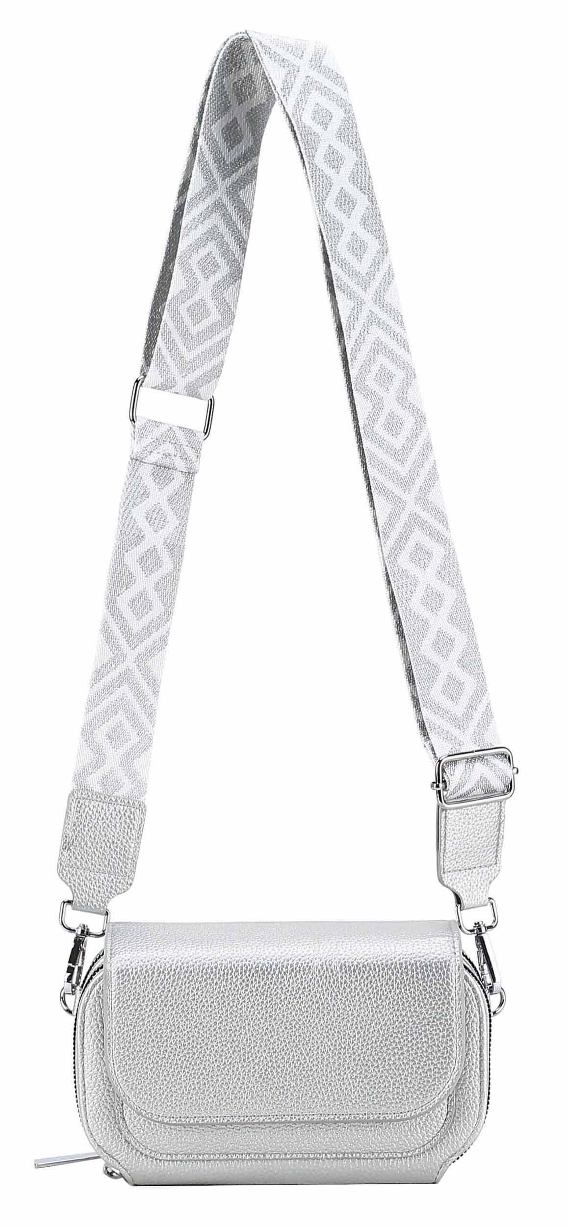 Schultertasche Damen Umhängetasche CrossBody Clutch Brusttasche Geldbörse Handytasche