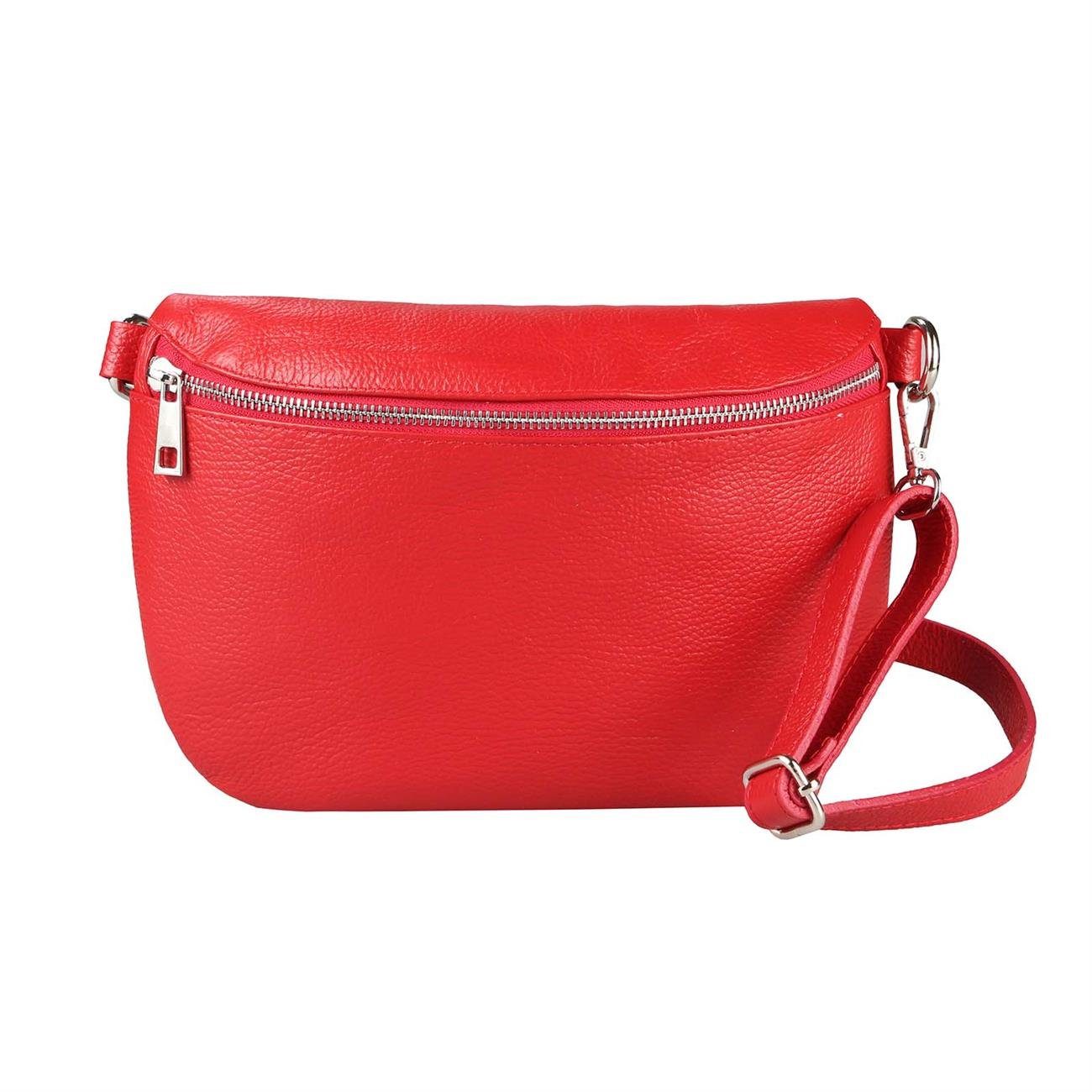 ITALYSHOP24 Bauchtasche Damen Leder Gürteltasche Hüfttasche günstig online kaufen